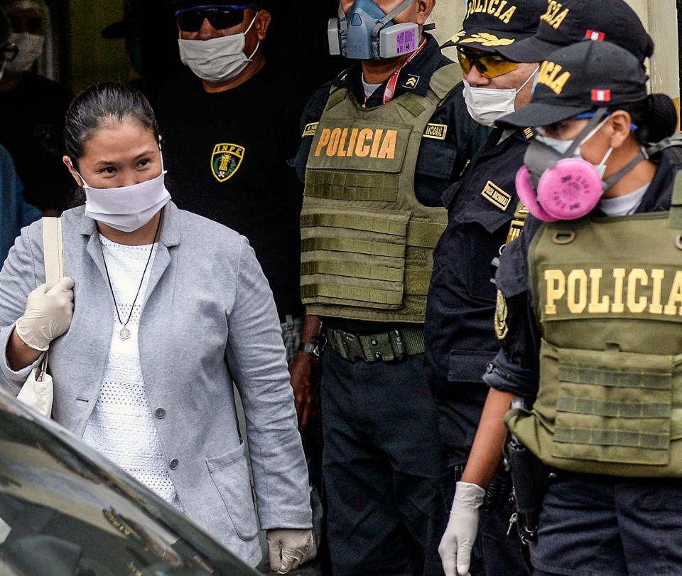Excarcelan a Keiko Fujimori tras permanecer tres meses en prisión