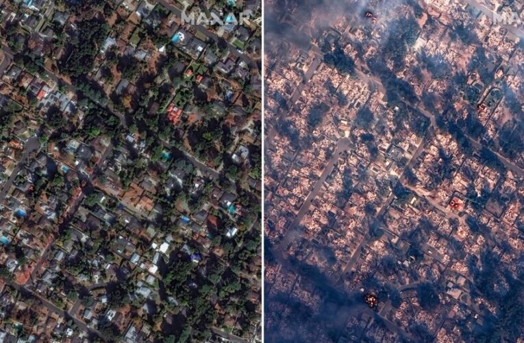 Incendios en Los Ángeles: fotos del antes y después de esa zona de California