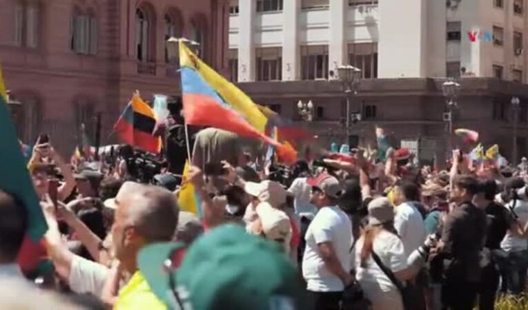 Venezolanos en Argentina opinan sobre visita de Edmundo González al país