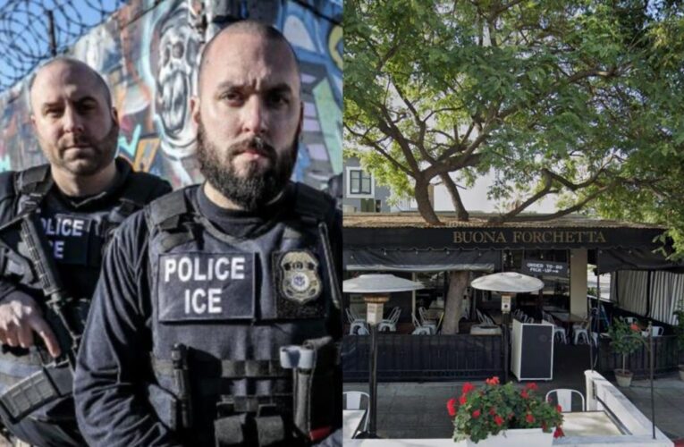 Alerta por este operativo de ICE en un famoso restaurante de California: llevaban armas de alto calibre