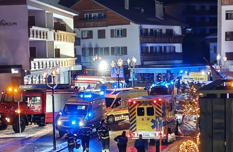 Explosión en un bar de Crans-Montana, Suiza, dejó varios muertos y heridos; autoridades investigan