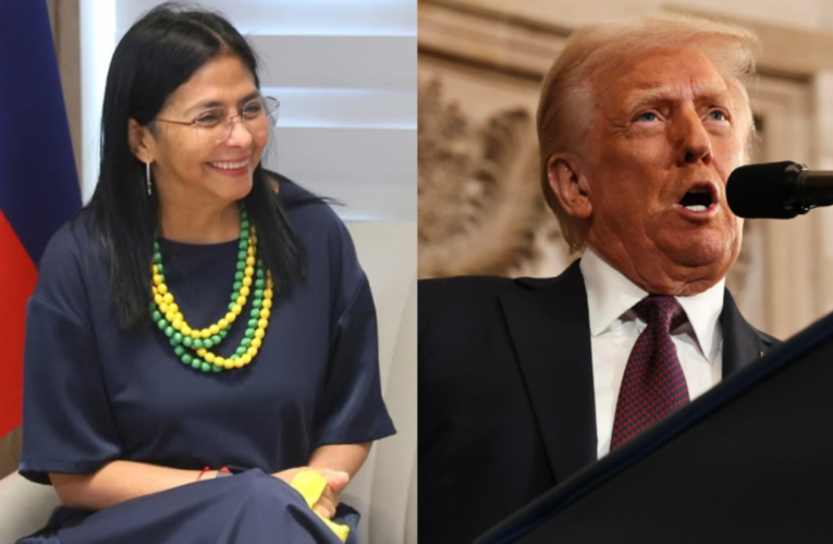 Donald Trump afirma que Estados Unidos ‘trabaja bien’ con Delcy Rodríguez y dice estar dispuesto a reunirse: ‘Lo haré’
