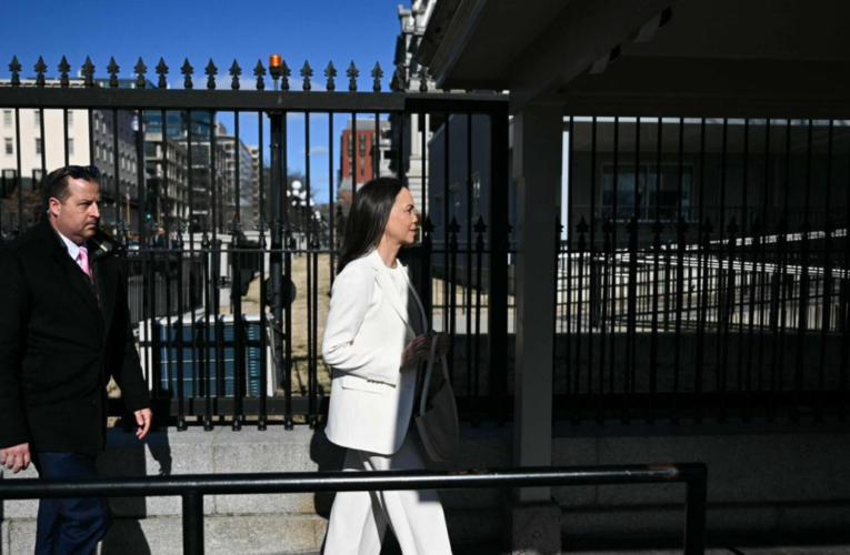 María Corina Machado llegó a la Casa Blanca para su primera reunión con el presidente Donald Trump