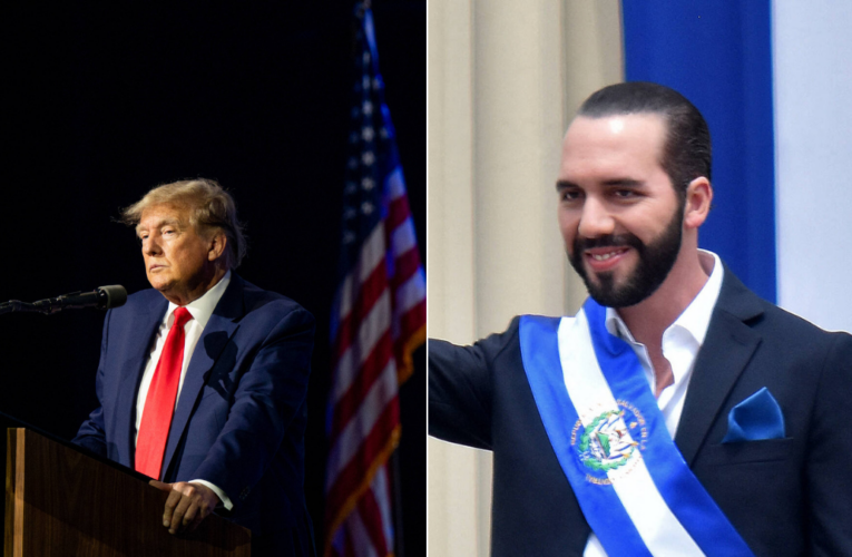 Presidente Donald Trump llenó de elogios a Nayib Bukele y dijo que las cárceles en El Salvador ‘son humanas’